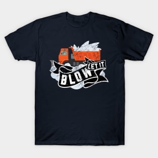 Snow Day Truck Plow Blower Winter Graphic T-Shirt